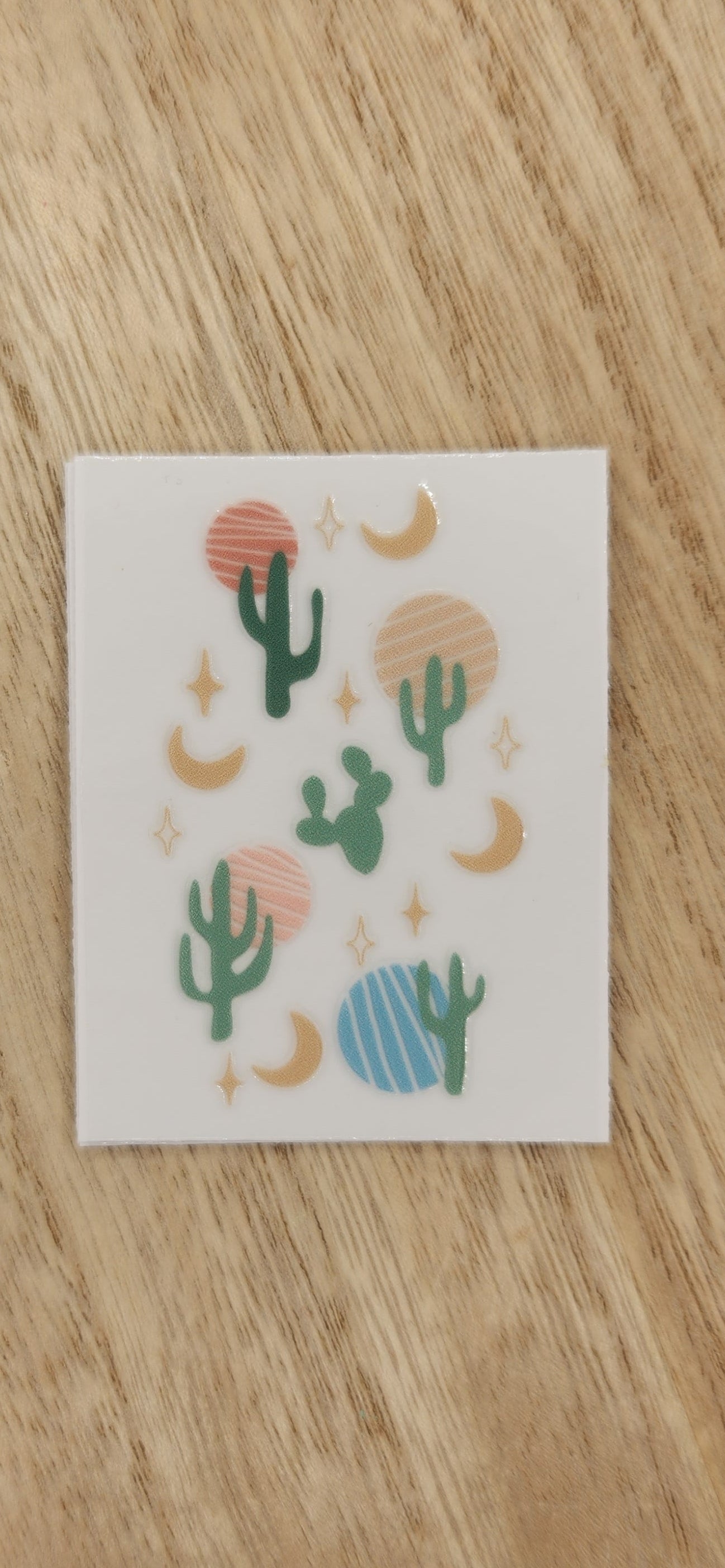 Cactus - 2 by 2.25 inches Mini UVDTF