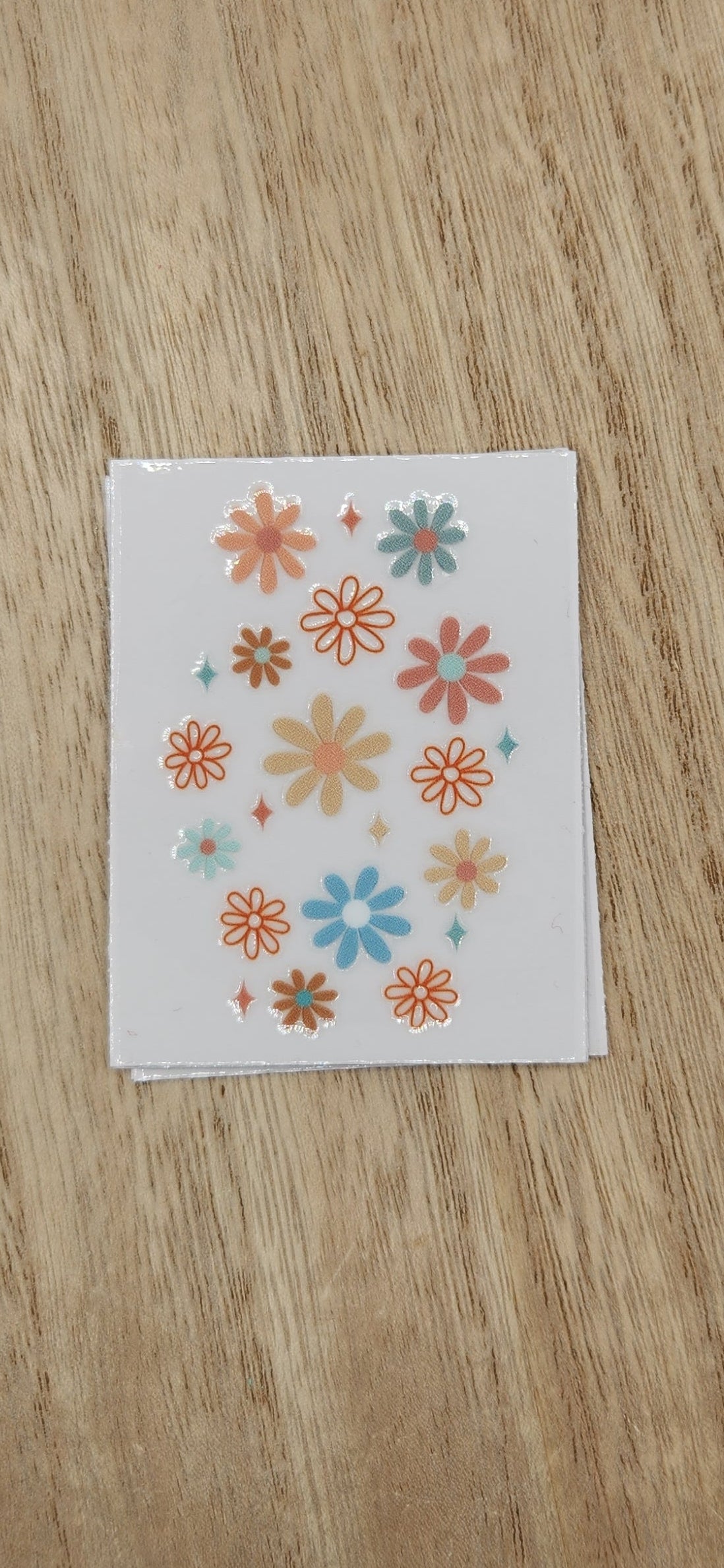 Flowers - 2 by 2.25 inches Mini UVDTF