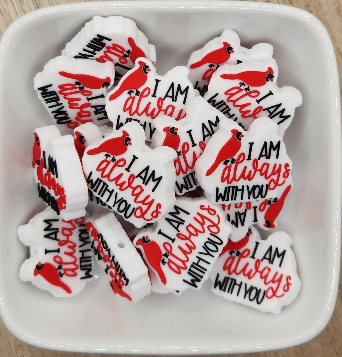 Always with You Silicone focal bead