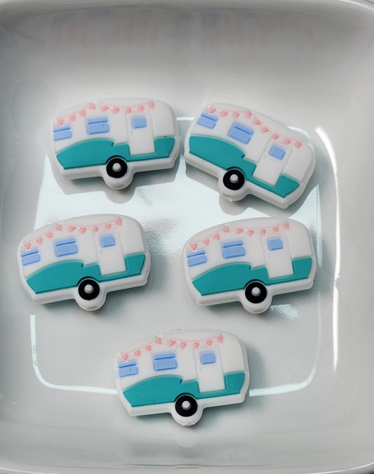 Summer Themed silicone focal beads