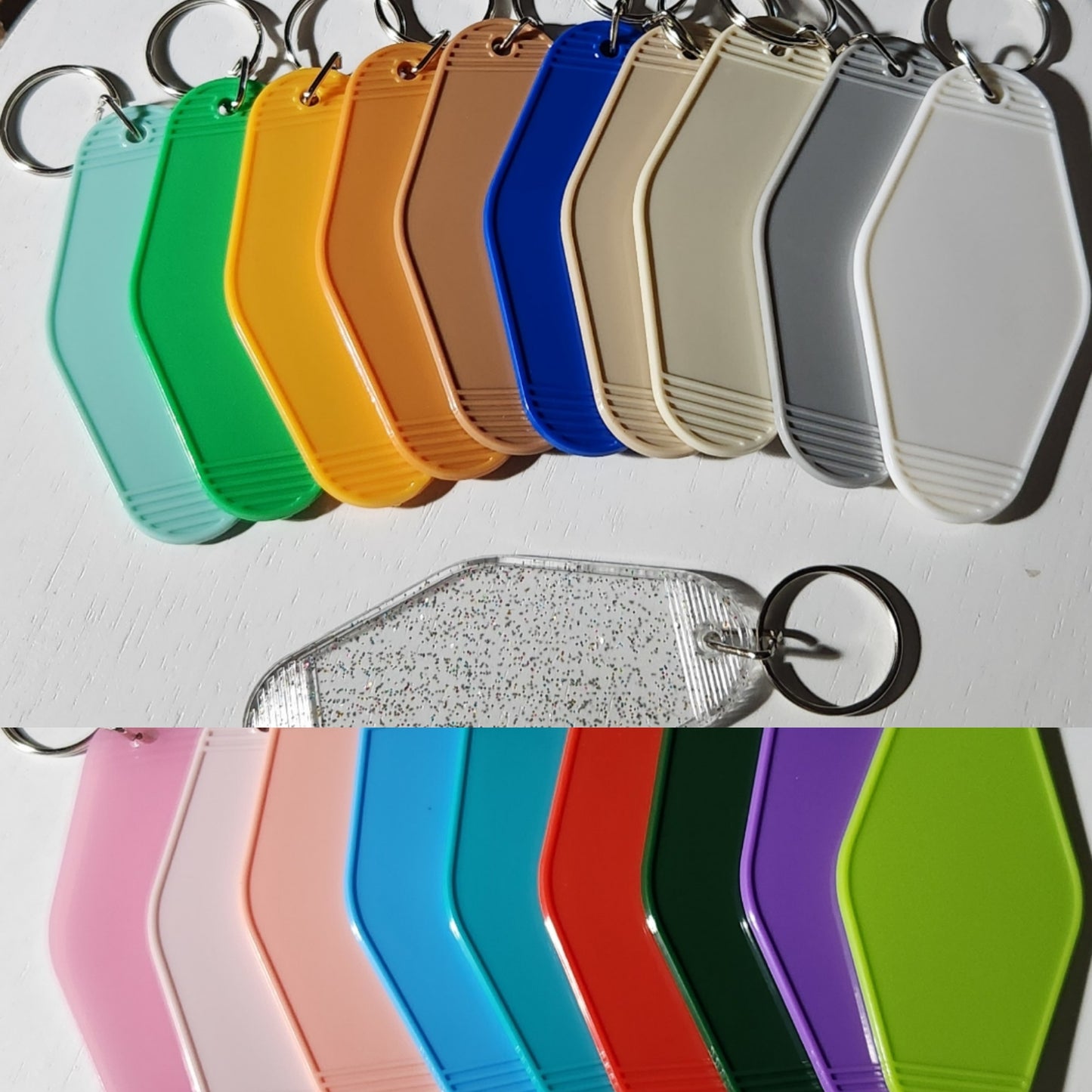 Acrylic hotel keychains