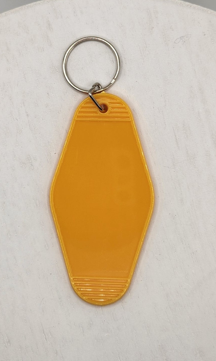 Acrylic hotel keychains