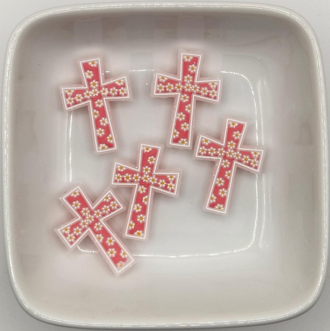 Religious Themed Silicone focal beads