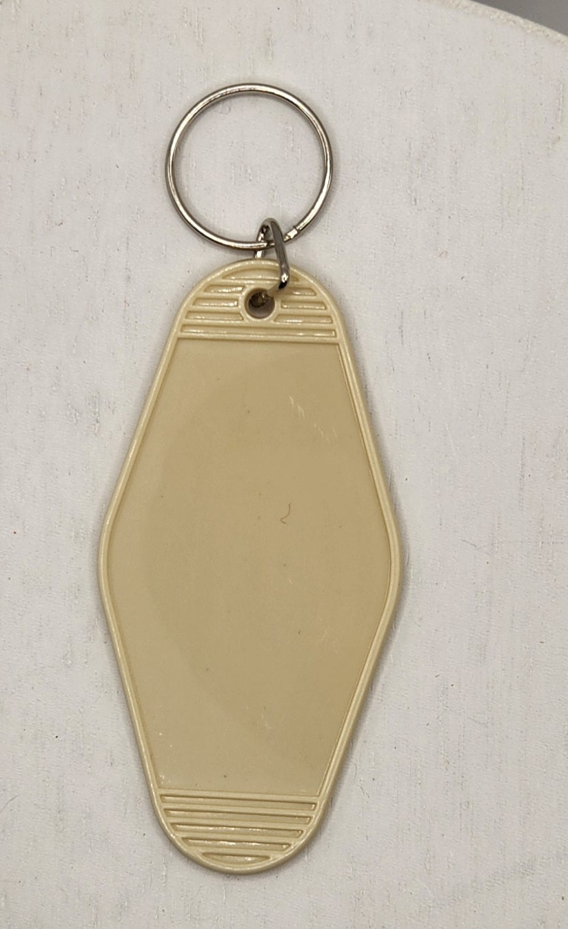 Acrylic hotel keychains