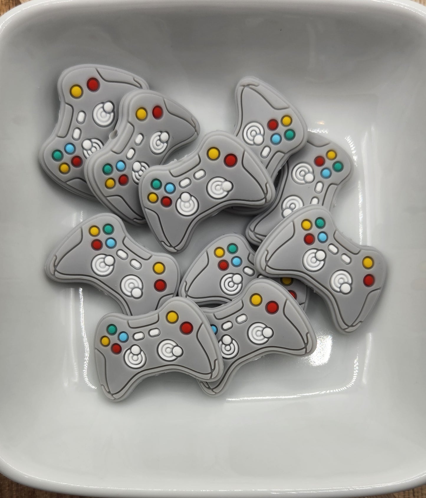 Game Controller silicone focal bead