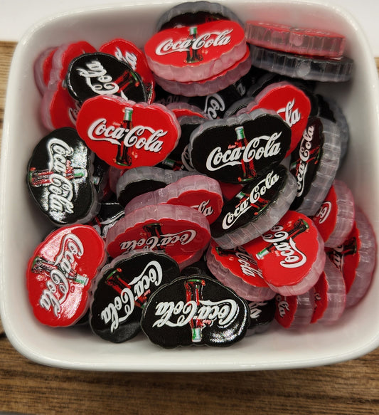 Acrylic Cola focal beads