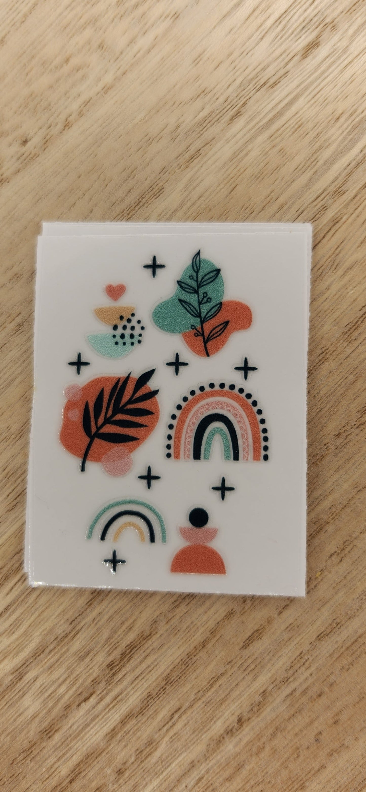 Rainbow - 2 by 2.25 inches Mini UVDTF