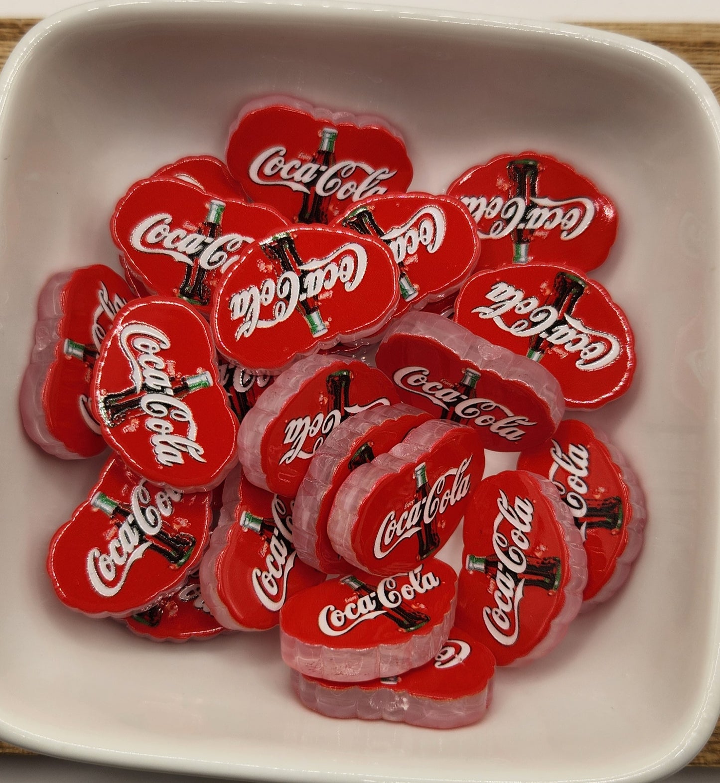 Acrylic Cola focal beads
