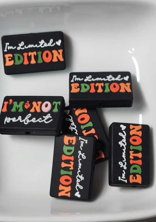 Limited Edition Silicone focal bead