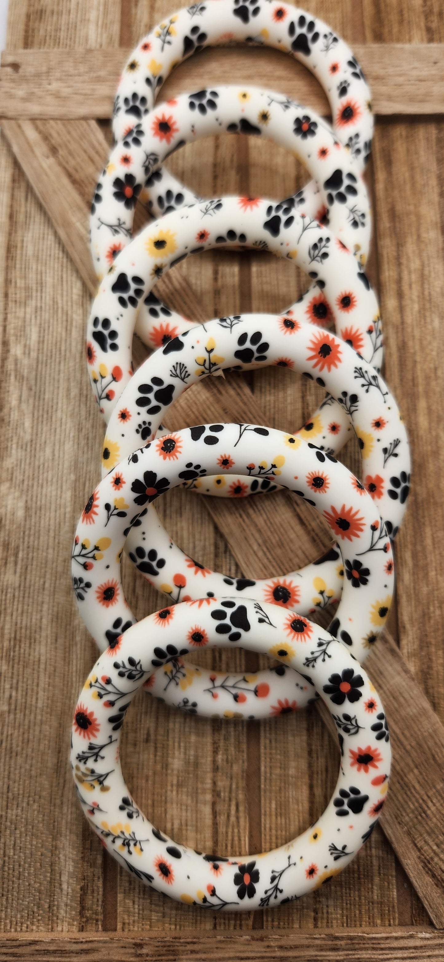 65 mm Silicone Rings patterned